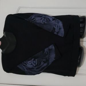 3 for $15 Black Sweater with Tiger design